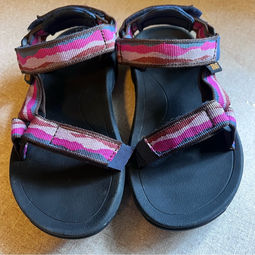Teva Hurricane XLT 2 Pink and Purple Kids Sport Sandals with Adjustable Straps
